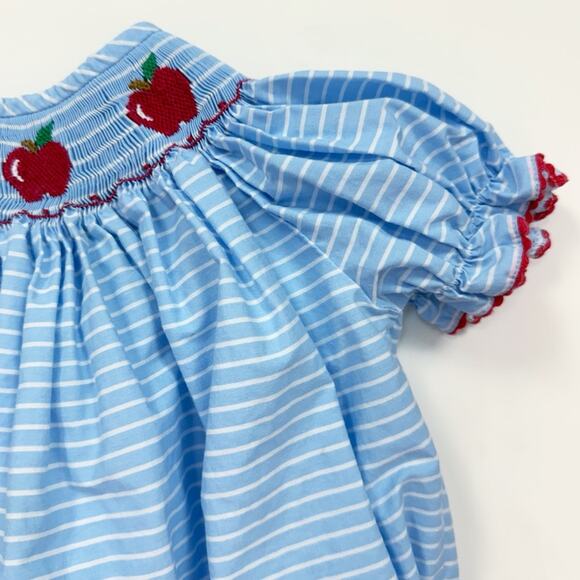 Southern Sunshine Smocked Apple Bubble - Picture 4 of 12